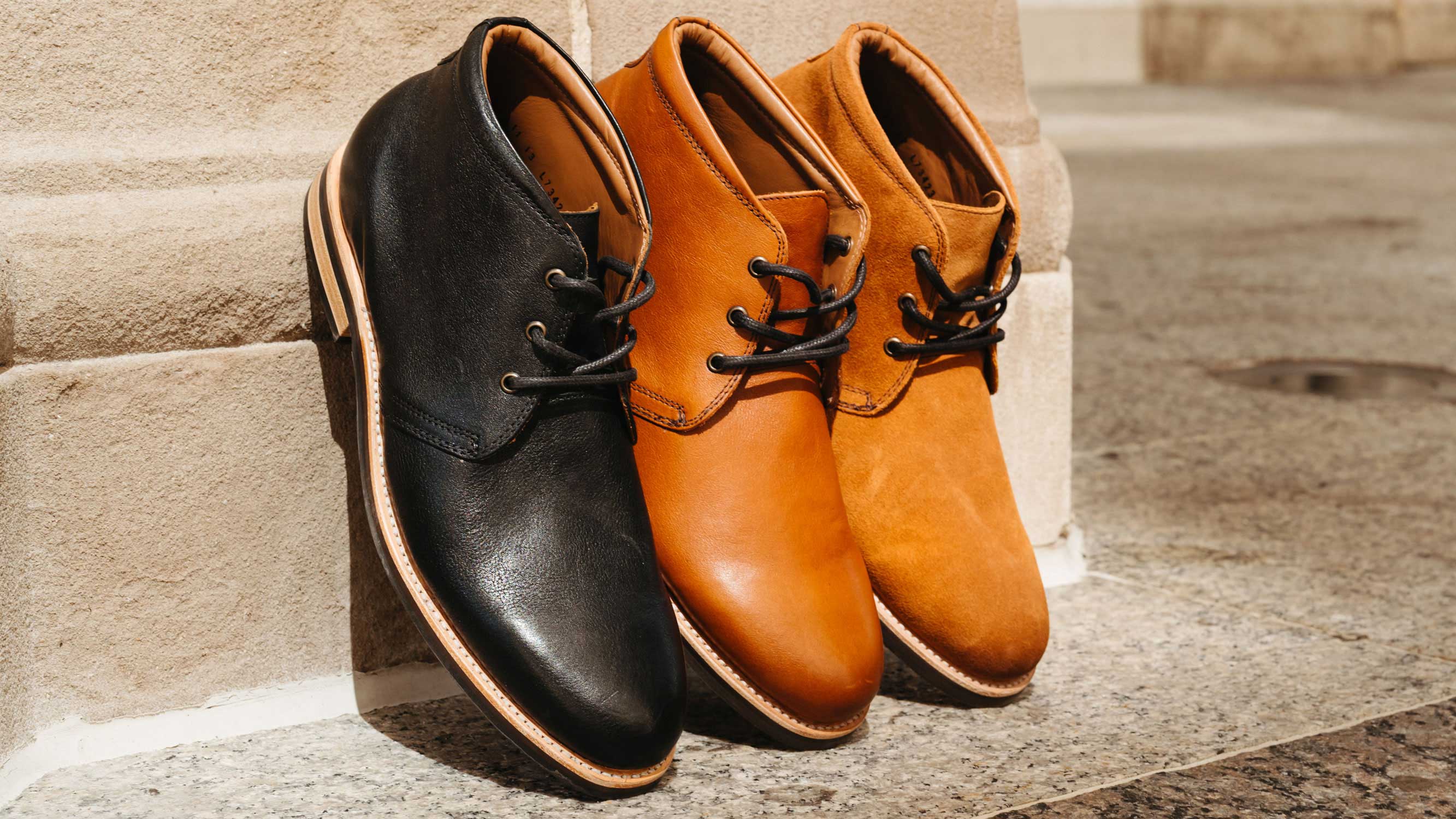 Men's Leather Chukka Boots — Goodyear Welt | Andres