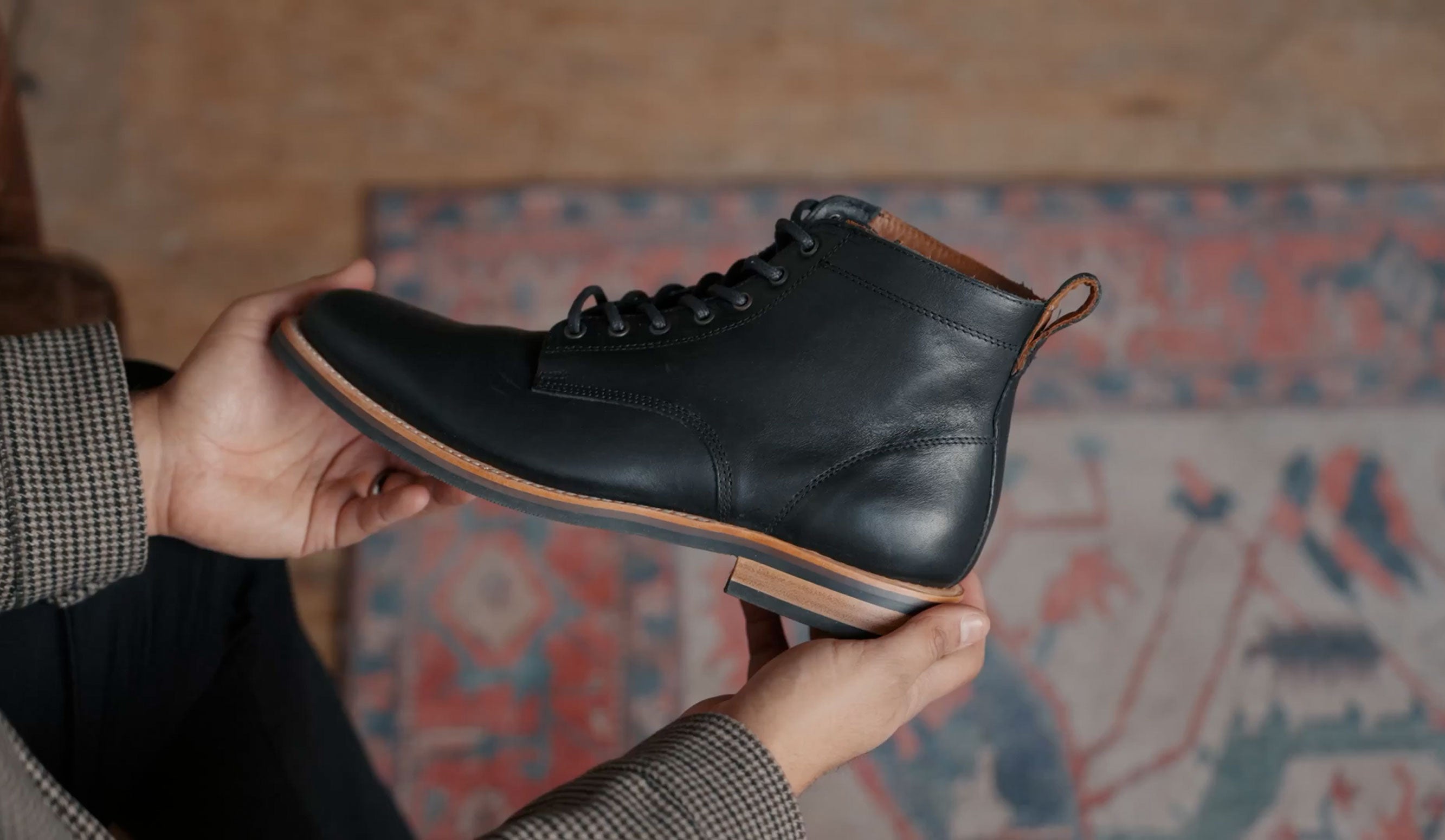 The Craftsman Lace Up Boot - Andres Handcrafted Boots