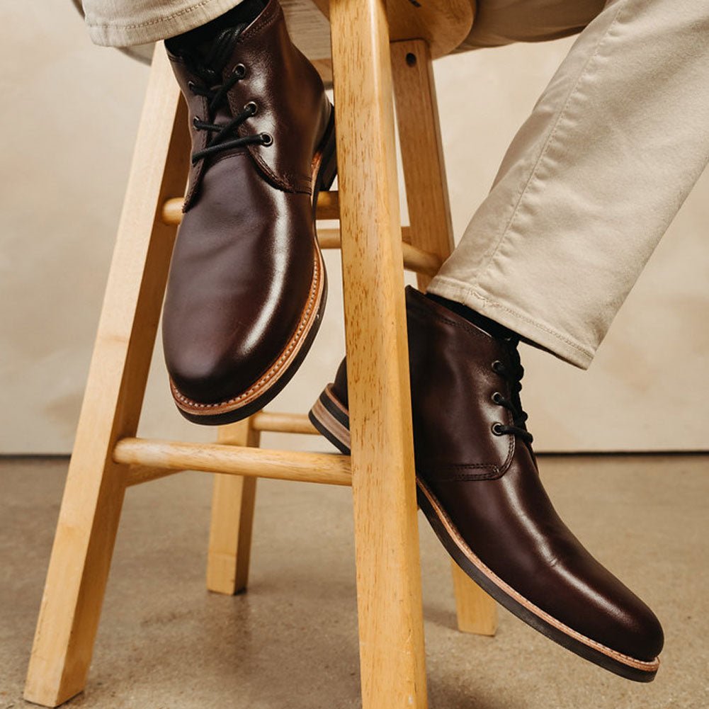 The Commuter Chukka Boot In Riviera Testa Di Moro (Brown) - Andres Handcrafted Boots