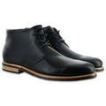 The Commuter Chukka Boot In Riviera Black - Andres Handcrafted Boots
