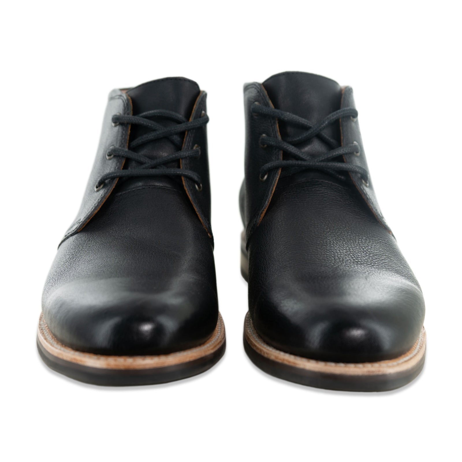 The Commuter Chukka Boot In Riviera Black - Andres Handcrafted Boots