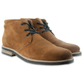 The Commuter Suede Chukka Boot In Glazed Ginger Suede (Tan) - Andres Handcrafted Boots