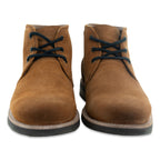 The Commuter Suede Chukka Boot In Glazed Ginger Suede (Tan) - Andres Handcrafted Boots