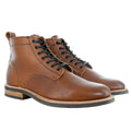 The Craftsman Lace Up Boot in Riviera Whiskey (Tan) - Andres Handcrafted Boots