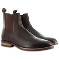 The Statement Chelsea Boot in Rivera Testa Di Moro (Brown) - Andres Handcrafted Boots
