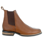 The Statement Chelsea Boot in Riviera Whiskey (Tan) - Andres Handcrafted Boots