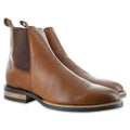 The Statement Chelsea Boot in Riviera Whiskey (Tan) - Andres Handcrafted Boots